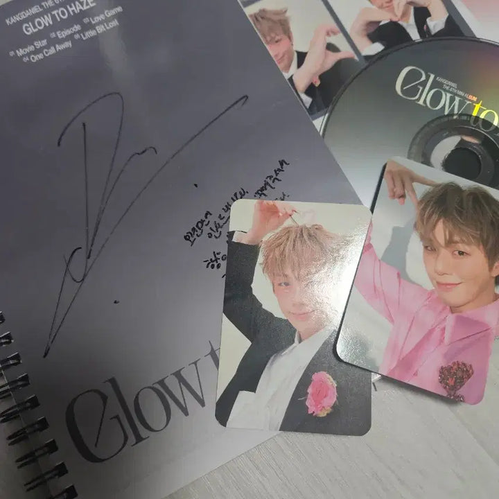 [SOLD OUT] 강다니엘 6집 Glow to Haze 싸인 멘트 비매 앨범 급처