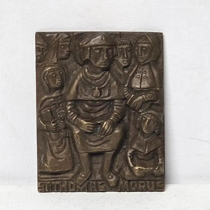 [BUNJANG] Catholic Saint Brass Medal / 황동 메달 작가작품 가톨릭 천주교 성인 황동