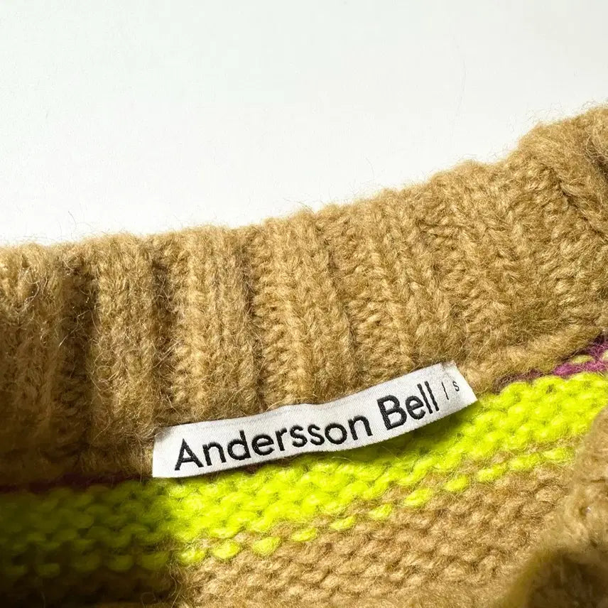 [BUNJANG] Anderson Bell Alpaca Stripe Knit Sweater / [M-L] 앤더슨벨 알파카 스트라이프 니트