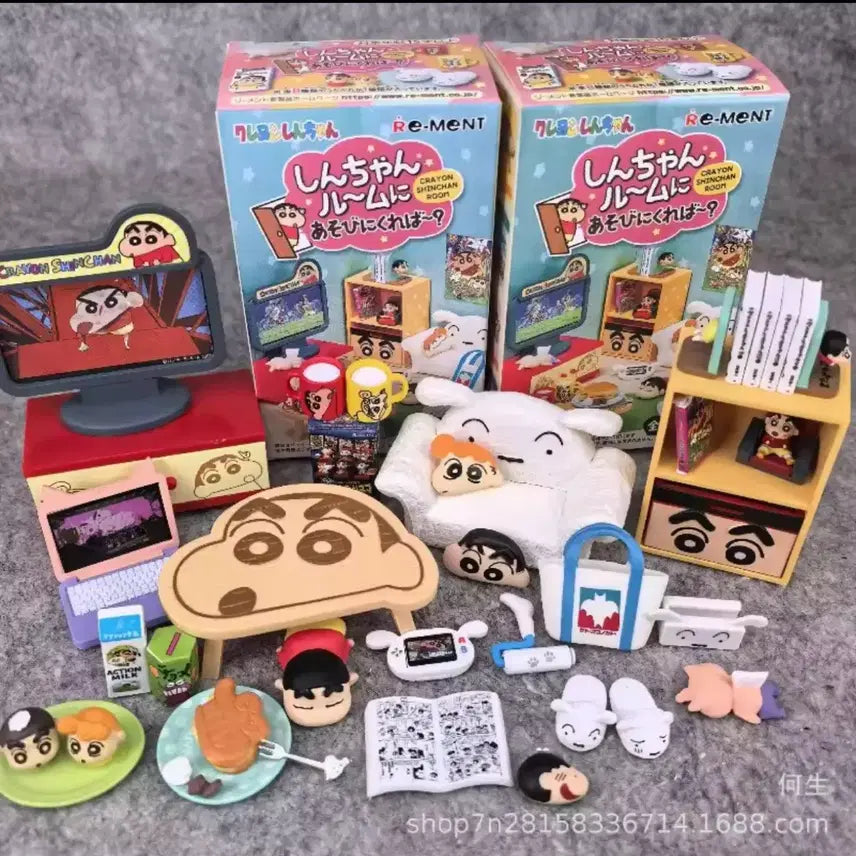 [BUNJANG] Crayon Shin-chan Room Re-ment Random Figure / 짱구는 못말려 룸 Re-ment 랜덤 피규어