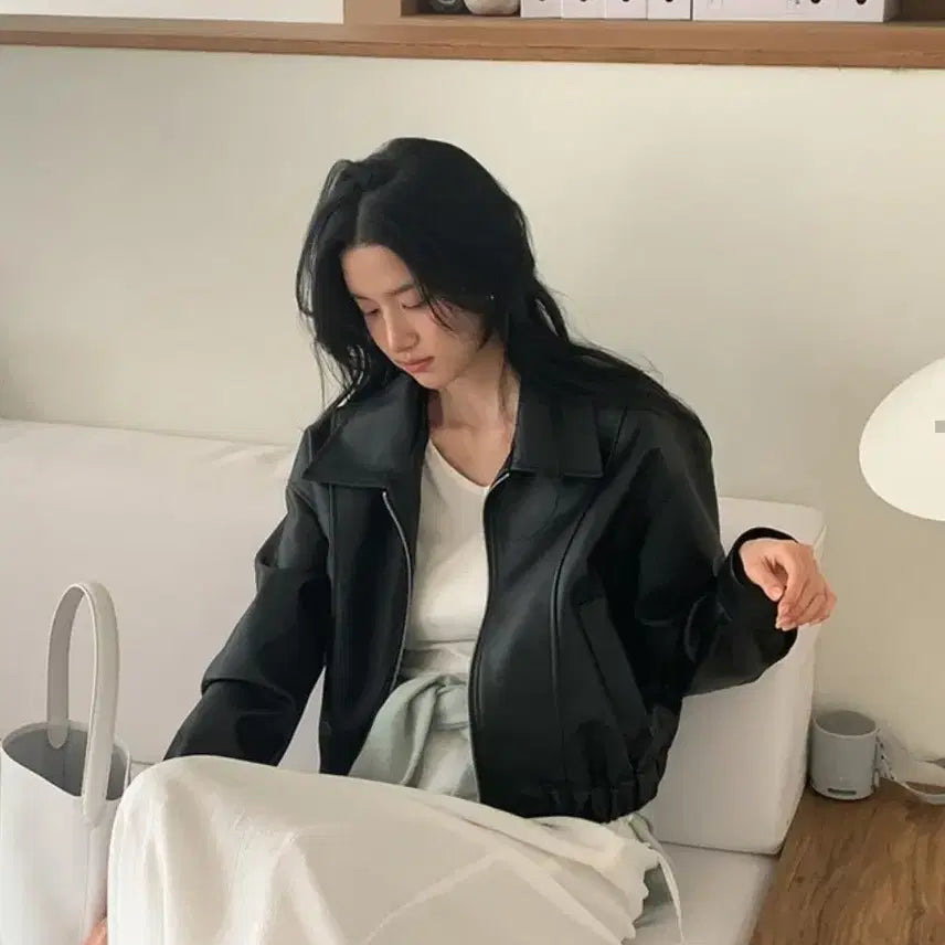 [BUNJANG] Benito Leather Blouson Jacket / 바로 배송 가능) 베니토 레더 블루종 가죽 자켓