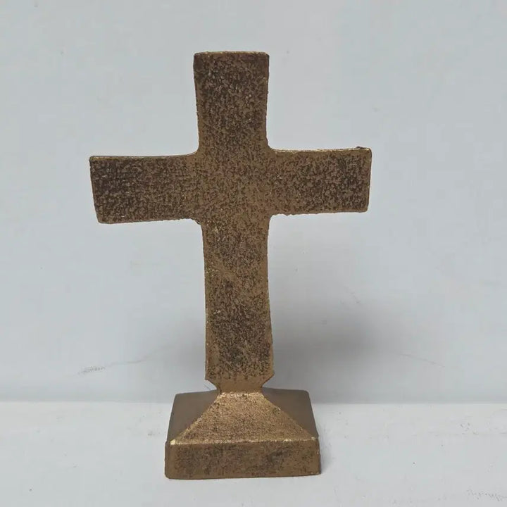 [BUNJANG] Brass Metal Cross Catholic Crucifix / 황동 금속 십자가 가톨릭 천주교 황동 십자가
