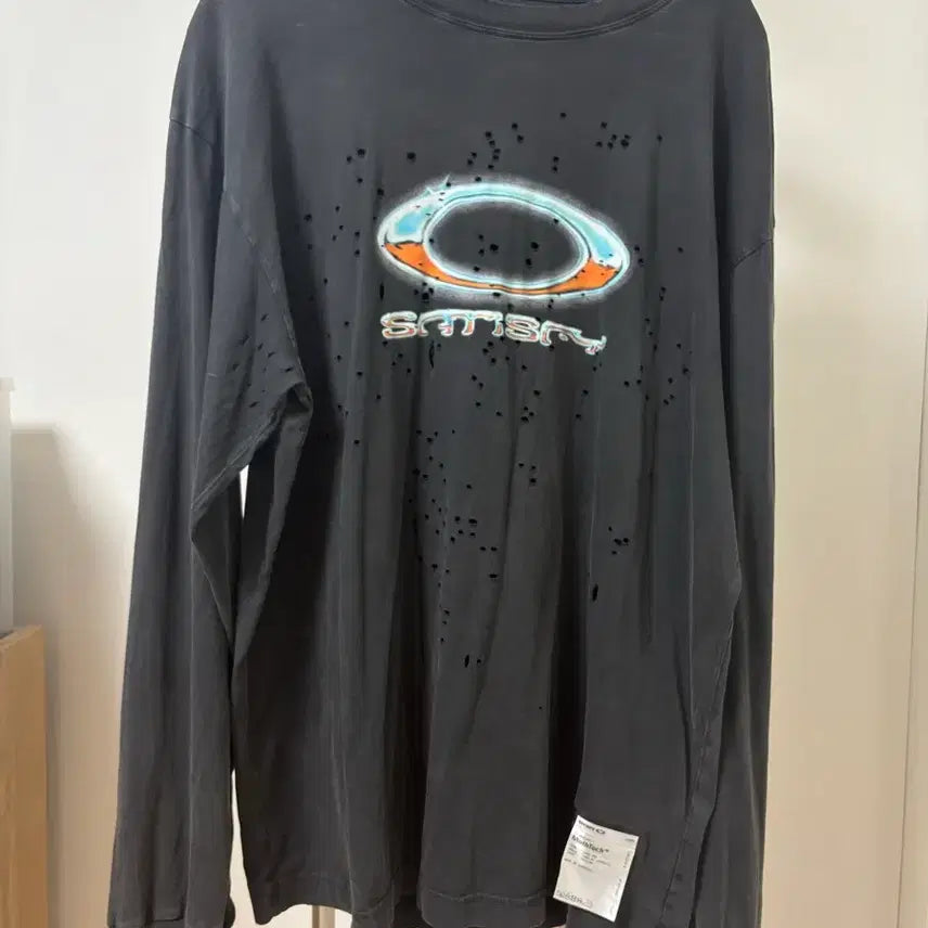 [BUNJANG] Satisfy x Oakley Mostech Long Sleeve T-shirt / 새티스파이 x 오클리 모스테크 긴팔 라지