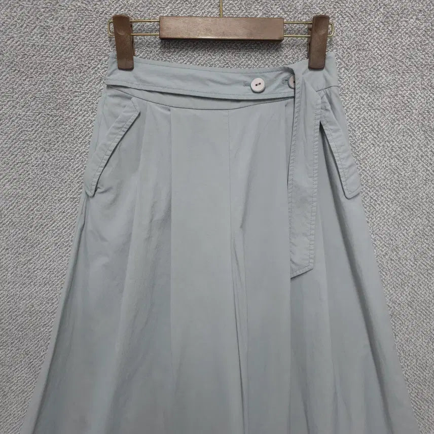 [SOLD OUT] CC콜렉트 21SS 여성 와이드 턱 뒷밴딩 팬츠 55size