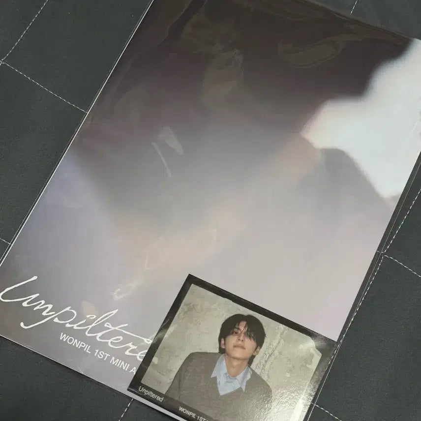 [BUNJANG] Day6 Wonpil Unfiltered Poster (Sealed) / 데이식스 원필 언필터드 포스터+필름포토 미개봉