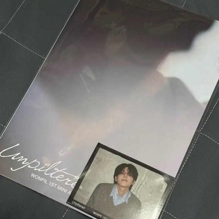 [BUNJANG] Day6 Wonpil Unfiltered Poster (Sealed) / 데이식스 원필 언필터드 포스터+필름포토 미개봉