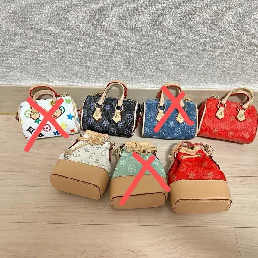 [SOLD OUT] 명품패턴가방키링 미니가방