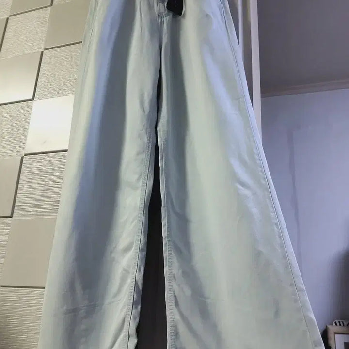 [BUNJANG] Light Wash Wide Leg Denim Pants (New) / 연청 와이드 데님 팬츠 새상품