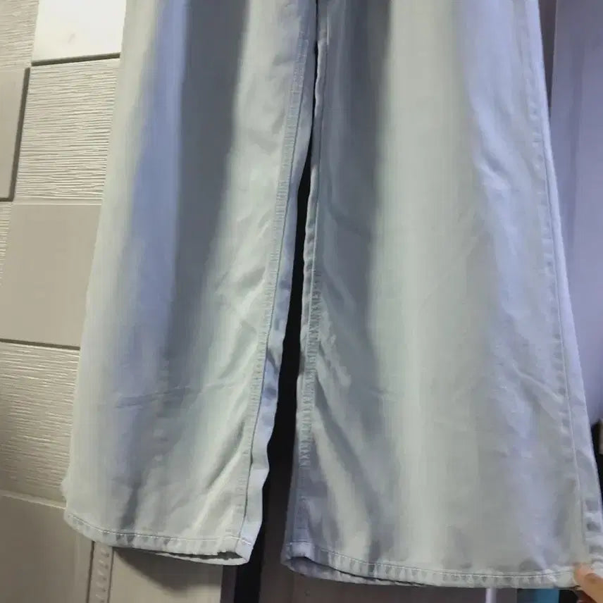 [BUNJANG] Light Wash Wide Leg Denim Pants (New) / 연청 와이드 데님 팬츠 새상품