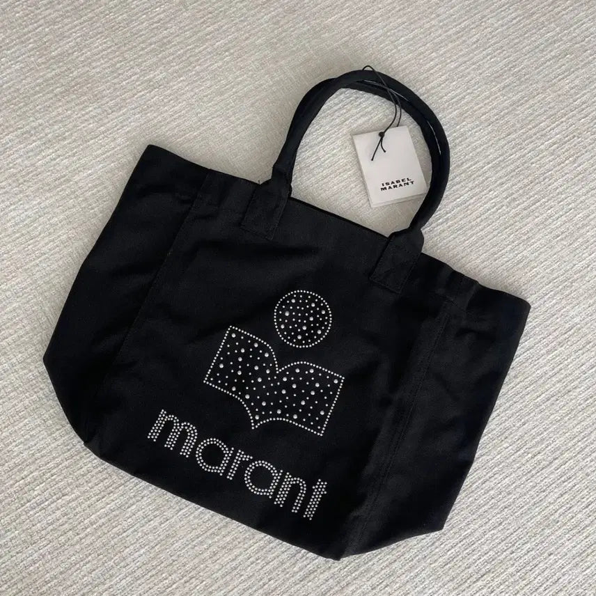 [BUNJANG] Isabel Marant White and Black Tote Bag / 마랑 Isabel Marant 화이트  블랙  토트백