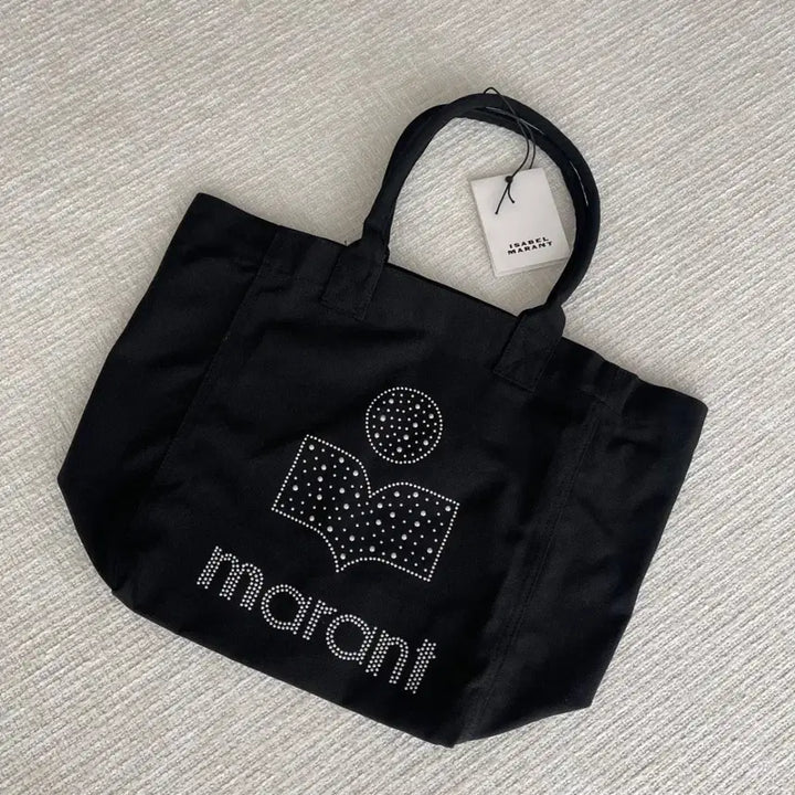 [BUNJANG] Isabel Marant White and Black Tote Bag / 마랑 Isabel Marant 화이트  블랙  토트백