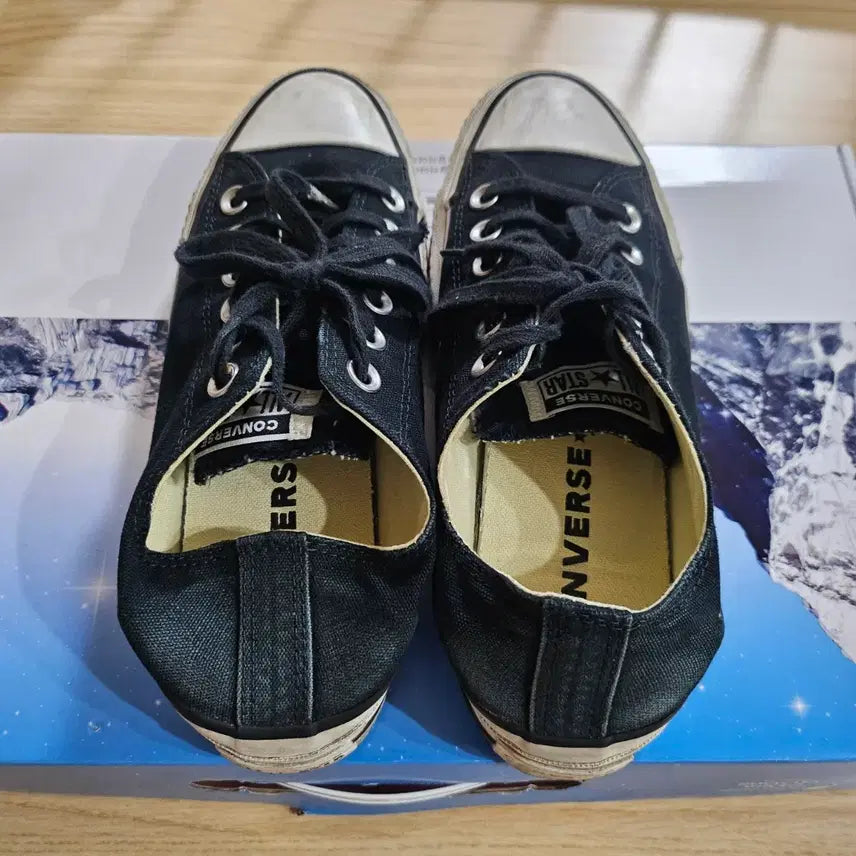 [BUNJANG] Converse Black Sneakers / 컨버스 블랙 단화 운동화
