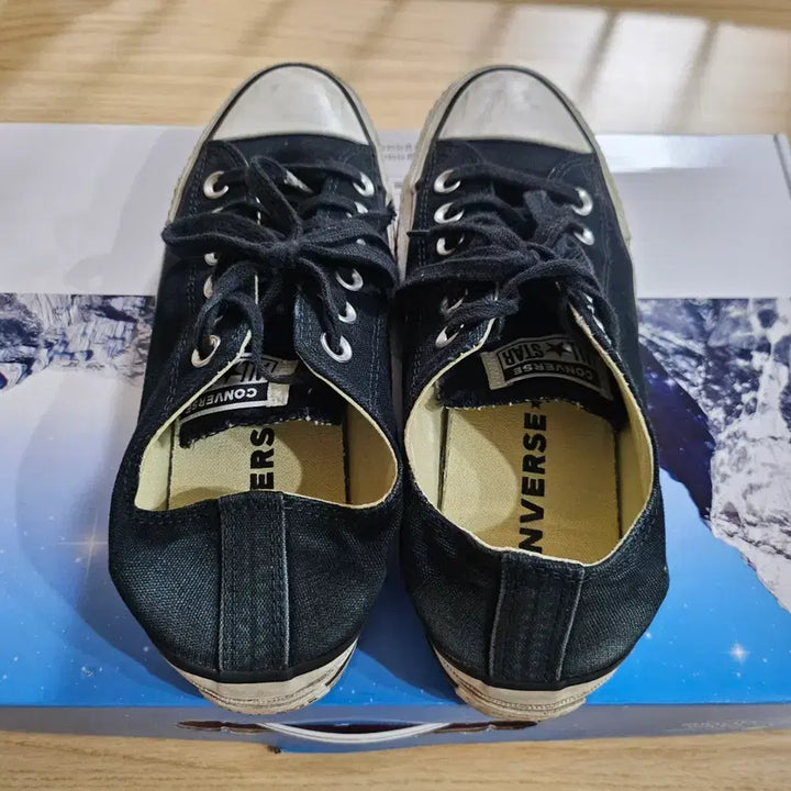 [BUNJANG] Converse Black Sneakers / 컨버스 블랙 단화 운동화