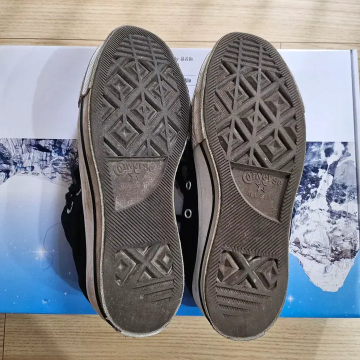 [BUNJANG] Converse Black Sneakers / 컨버스 블랙 단화 운동화