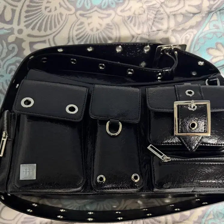 [BUNJANG] Blackpurple Fortress Bag Black / 블랙퍼플 포트리스 백 fortress bag black