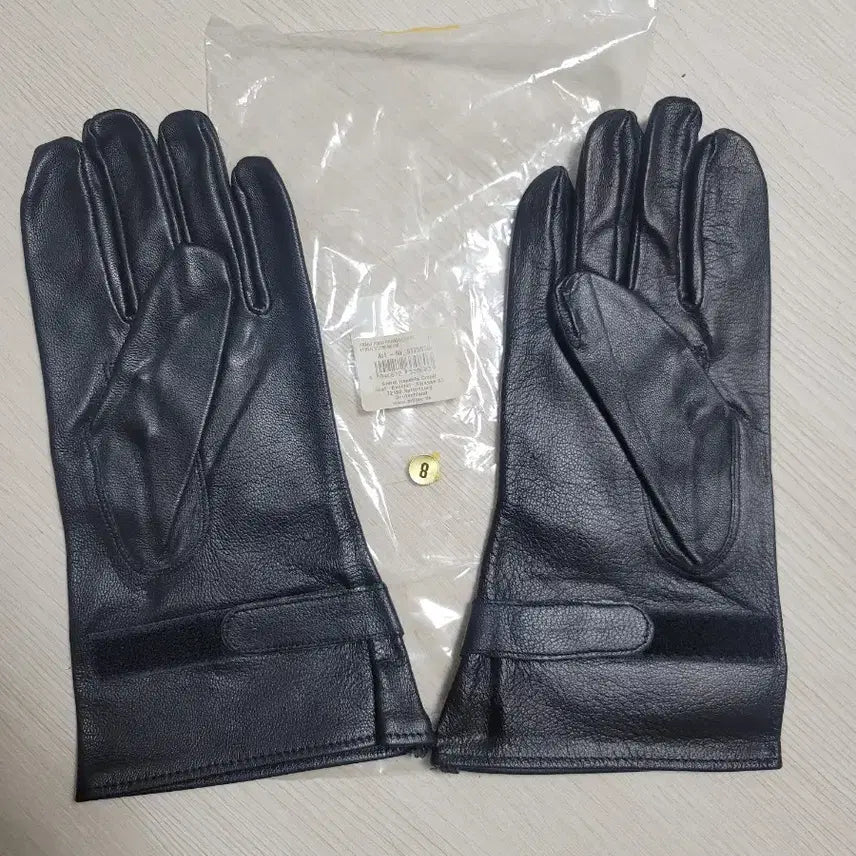 [BUNJANG] Black Leather Gloves Size 8 / 블랙 가죽 장갑 8 사이즈