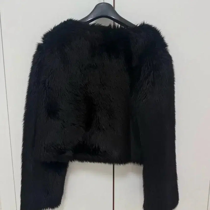 [BUNJANG] Azoon Faux Fur Jacket Black / 애즈온 퍼자켓 블랙