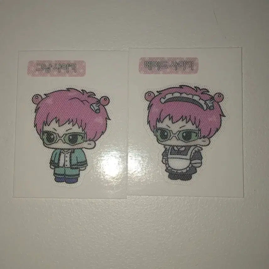 [BUNJANG] Psycho-Pass Character Sticker Set / 사이키쿠스오 띠부씰 2종