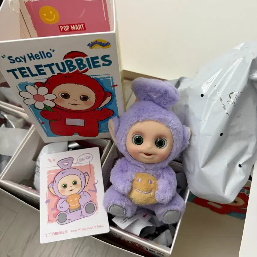 [BUNJANG] Pop Mart Teletubbies Tubby Custard Mochi Toast Keychain / 팝마트 텔레토비 보라돌이 모찌 토스트 키링