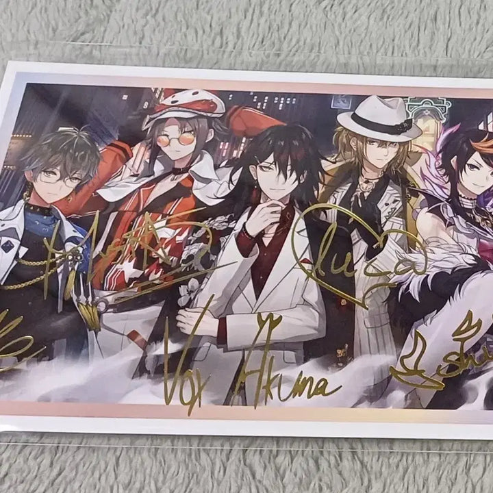 [BUNJANG] Luxiem Noctyx Signed Postcard / 니지산지 럭시엠 녹틱스 사인 엽서