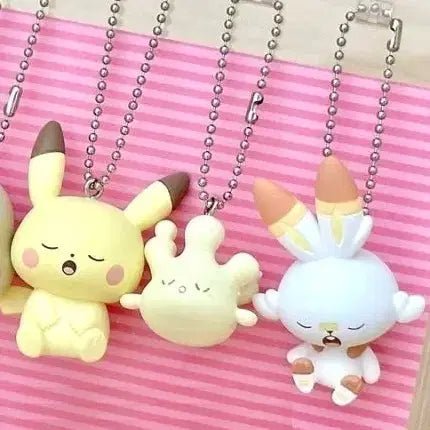 [BUNJANG] Pokemon Sleeping Pokemon Keyring Set / 포켓몬스터 잠자는 포켓몬 키링 세트
