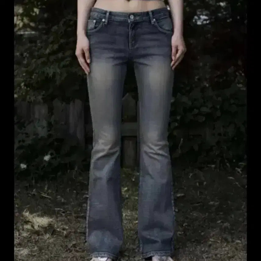 [BUNJANG] Bohemian Seoul Bootcut Jeans Blue L / 보헤미안서울 부츠컷 블루 L