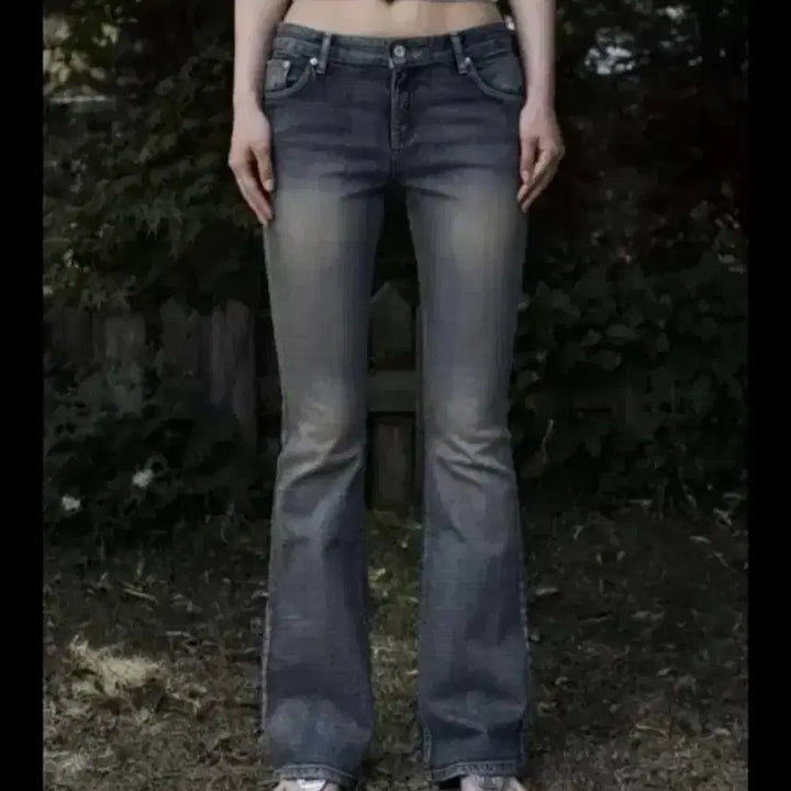 [BUNJANG] Bohemian Seoul Bootcut Jeans Blue L / 보헤미안서울 부츠컷 블루 L