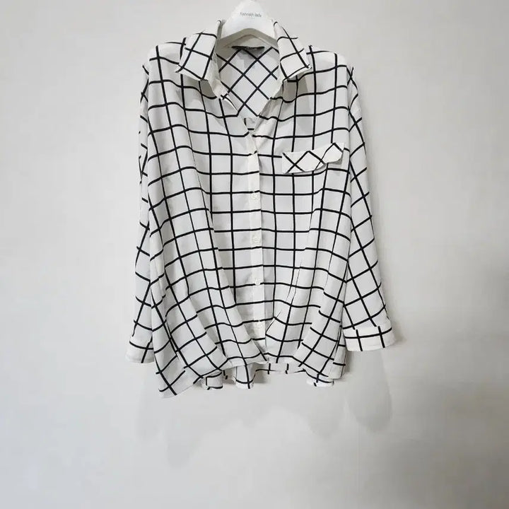 [BUNJANG] C.I. Checkered Shirt - 66 Size / S&