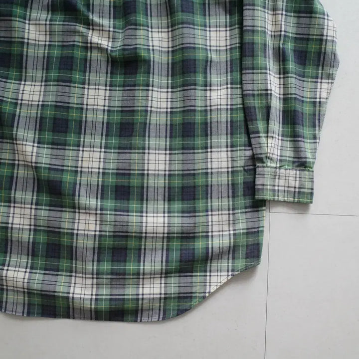 [SOLD OUT] 90s 폴로 랄프로렌 블랙와치 체크 버튼다운 옥스포드 셔츠 L