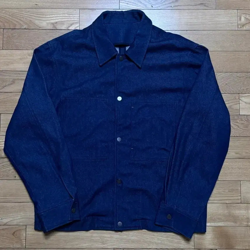 [SOLD OUT] [새상품] 밈더워드로브 엘로이 포켓 데님 트러커 3 인디고 청 자켓 재킷