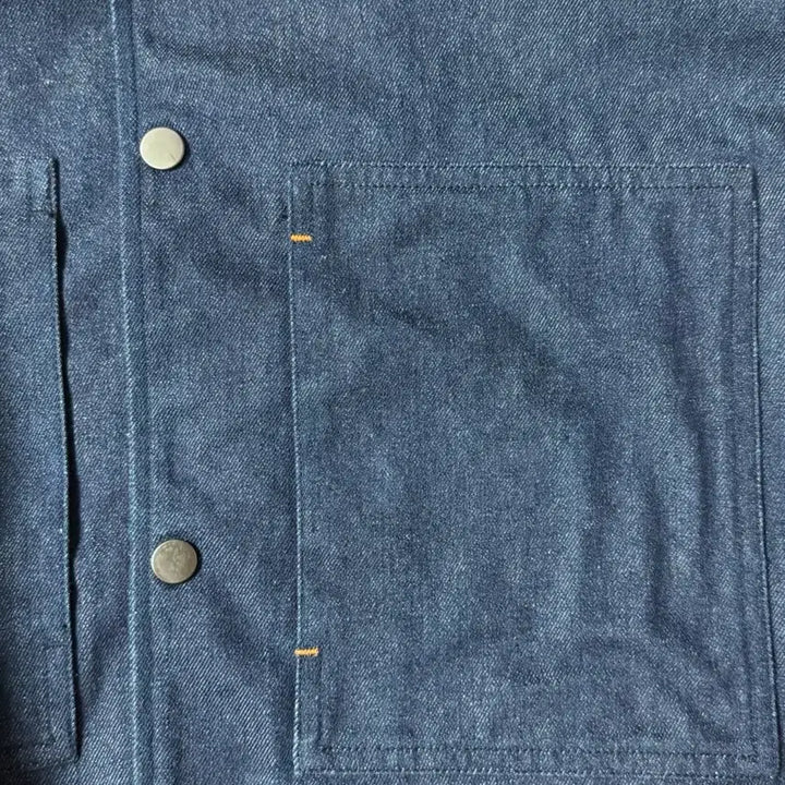 [SOLD OUT] [새상품] 밈더워드로브 엘로이 포켓 데님 트러커 3 인디고 청 자켓 재킷
