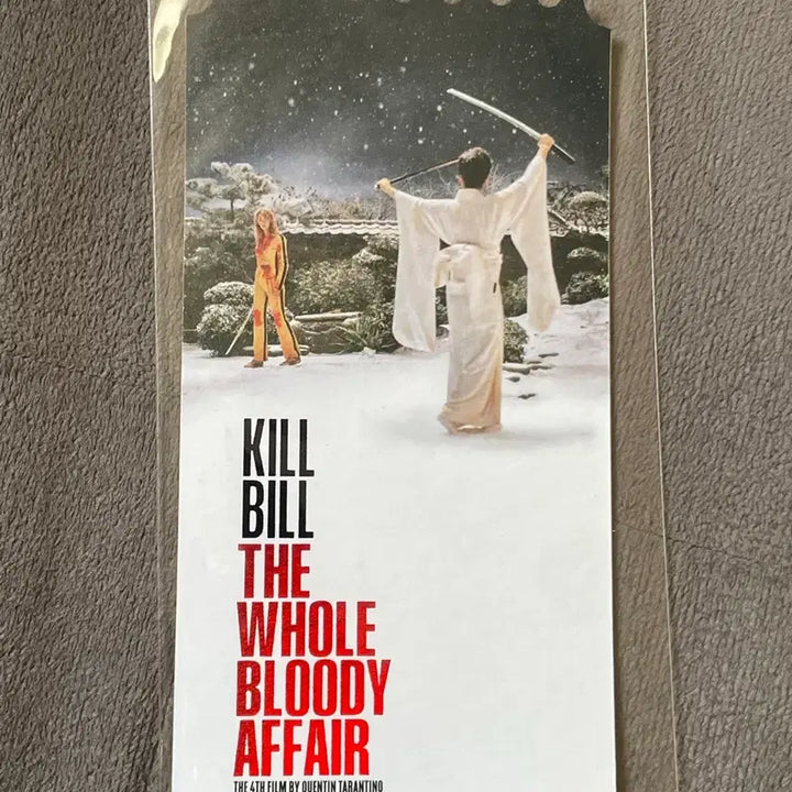 [BUNJANG] Kill Bill Artgraphy and Original Ticket / 킬빌 아트그라피
