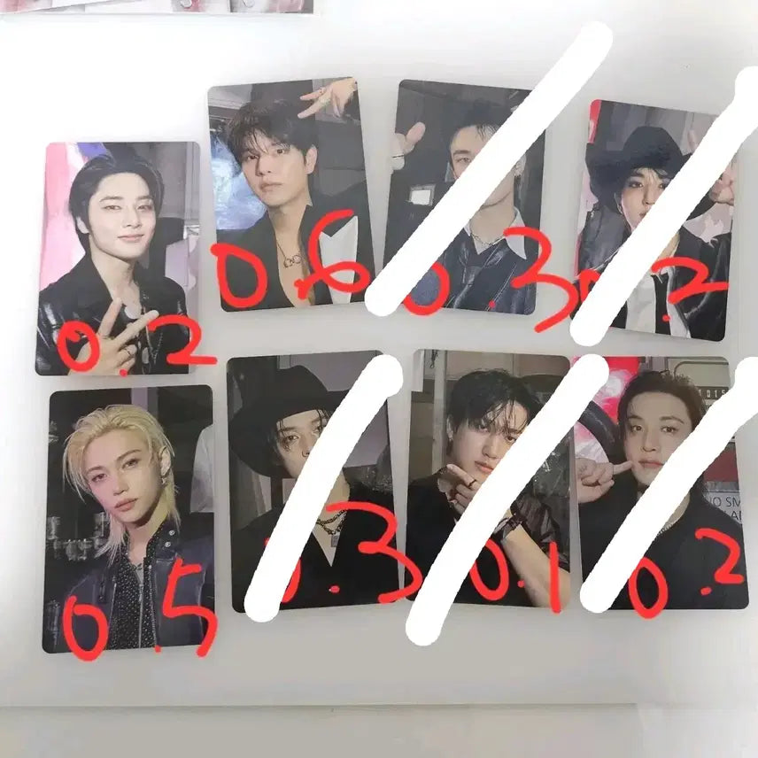 [BUNJANG] Stray Kids Hoodie Photocard Bundle Set / 스키즈 후드 포카 (일괄2만원)