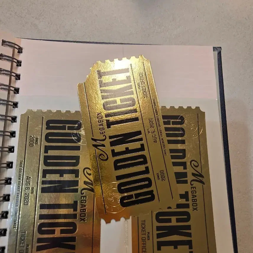 [BUNJANG] Megabox Golden Original Ticket (Unbitten Version) / 메가박스 골든 오리지널 티켓