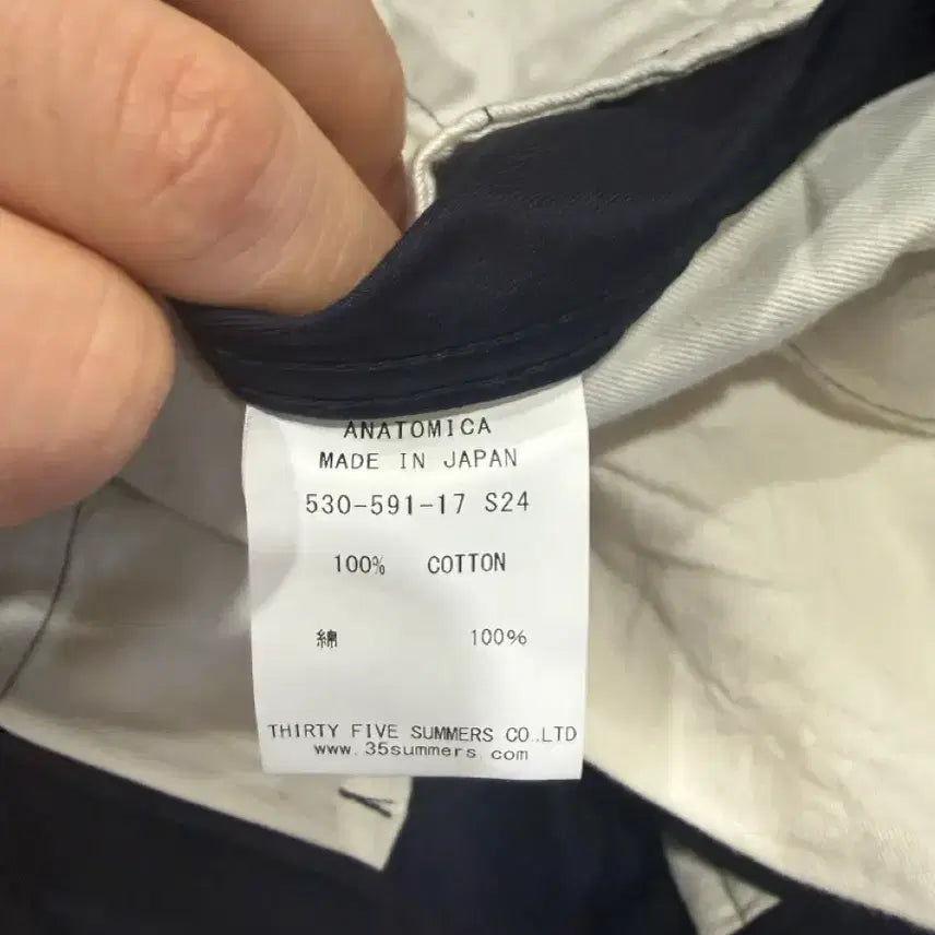 [BUNJANG] Anatomica Chino Shorts Navy 34 / 아나토미카 치노쇼츠 네이비 34사이즈