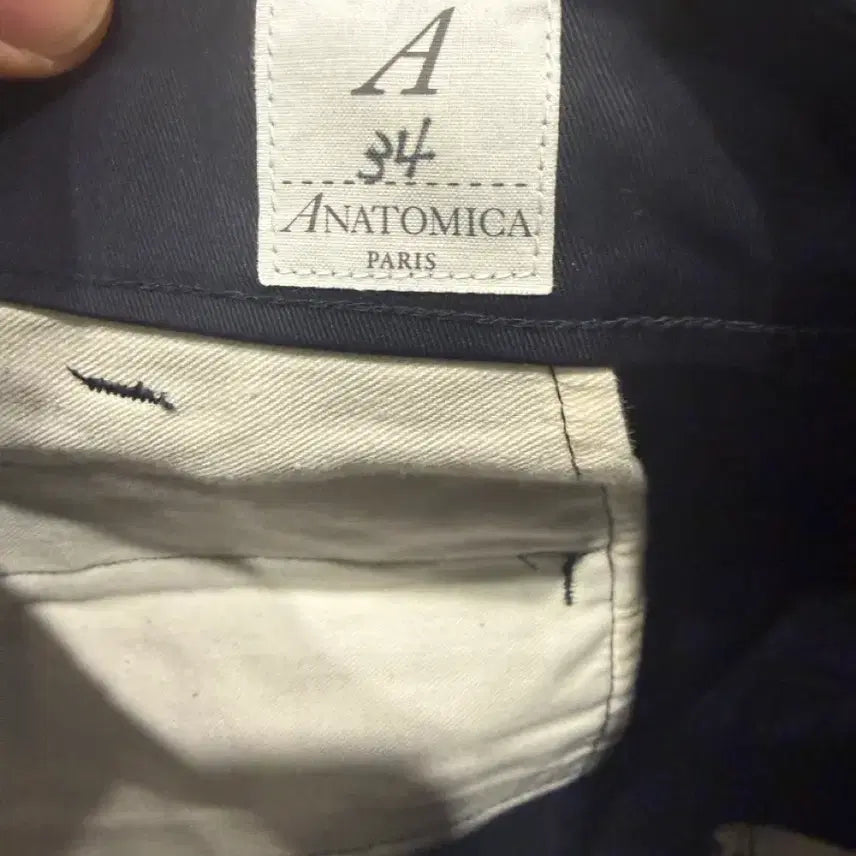 [BUNJANG] Anatomica Chino Shorts Navy 34 / 아나토미카 치노쇼츠 네이비 34사이즈