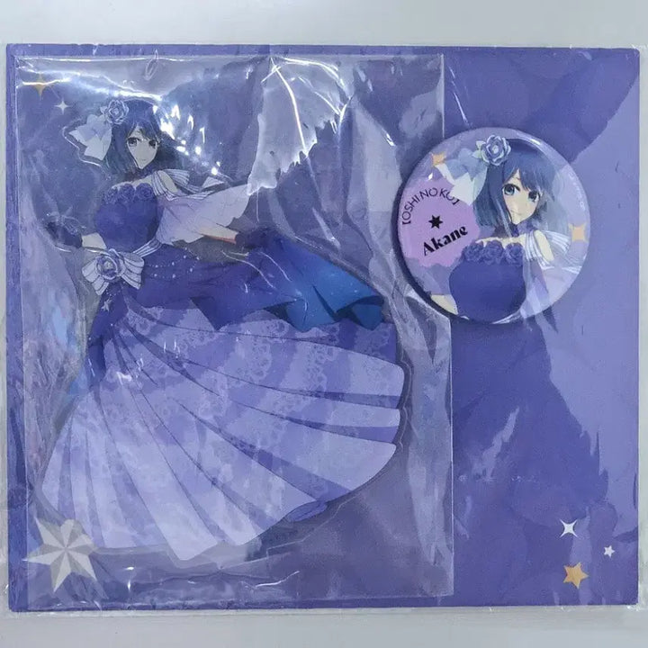 [BUNJANG] Oshi no Ko Akane Kurokawa Acrylic Stand &amp; Badge Set / 최애의 아이 쿠로카와 아카네 아크릴스탠드+캔뱃지