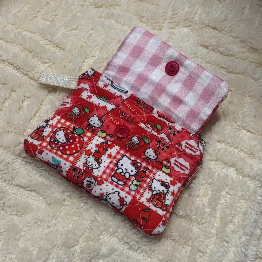 [BUNJANG] Hello Kitty Handmade Two-Way Pouch / 키티 핸드메이드 투웨이 지갑