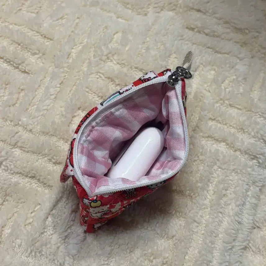 [BUNJANG] Hello Kitty Handmade Two-Way Pouch / 키티 핸드메이드 투웨이 지갑