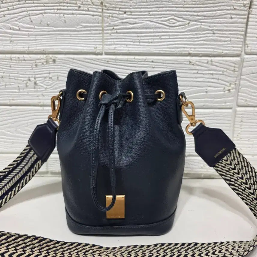 [BUNJANG] Couronne Bucket Bag Navy / 내스딸) 쿠론 복조리백
