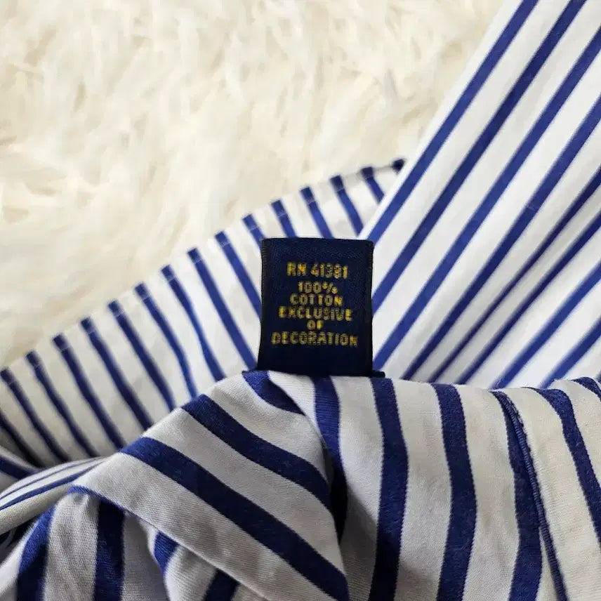 [BUNJANG] Polo Ralph Lauren Striped Slim Fit Shirt XL / 폴로 랄프로렌 스트라이프 슬림핏 셔츠 남방 XL