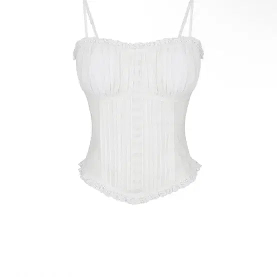 [BUNJANG] Labelleblanc Antique Sleeveless Top (L) / 라벨르블랑 앤티크 슬리브리스 L