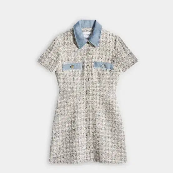 [BUNJANG] Claudie Pierlot Tweed Mini Dress / 끌로디피에로 트위드 원피스 36사이즈
