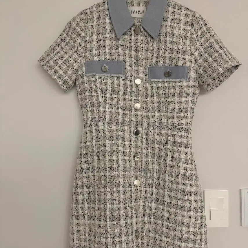 [BUNJANG] Claudie Pierlot Tweed Mini Dress / 끌로디피에로 트위드 원피스 36사이즈