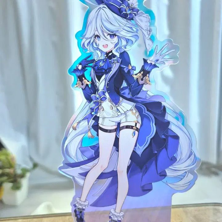 [BUNJANG] Juna Furina Pneuma Large Hologram Acrylic Stand / juna님 푸리나 프뉴마 대형 홀로그램 오로라 아크릴스탠드 판매