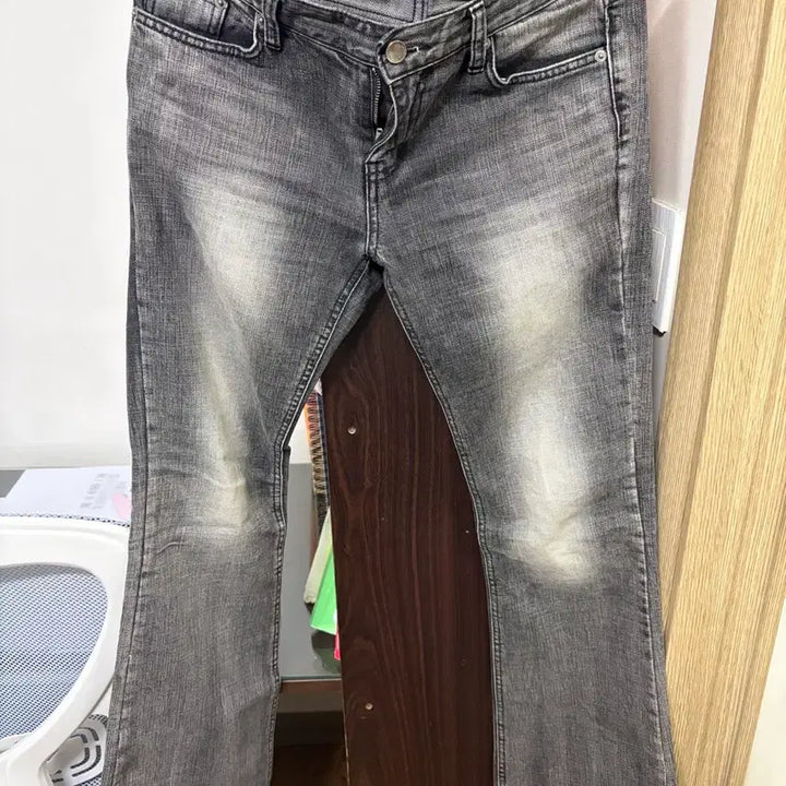 [BUNJANG] Bohemian Seoul Bootcut Jeans Grey M / 보헤미안서울 부츠컷 그레이 M