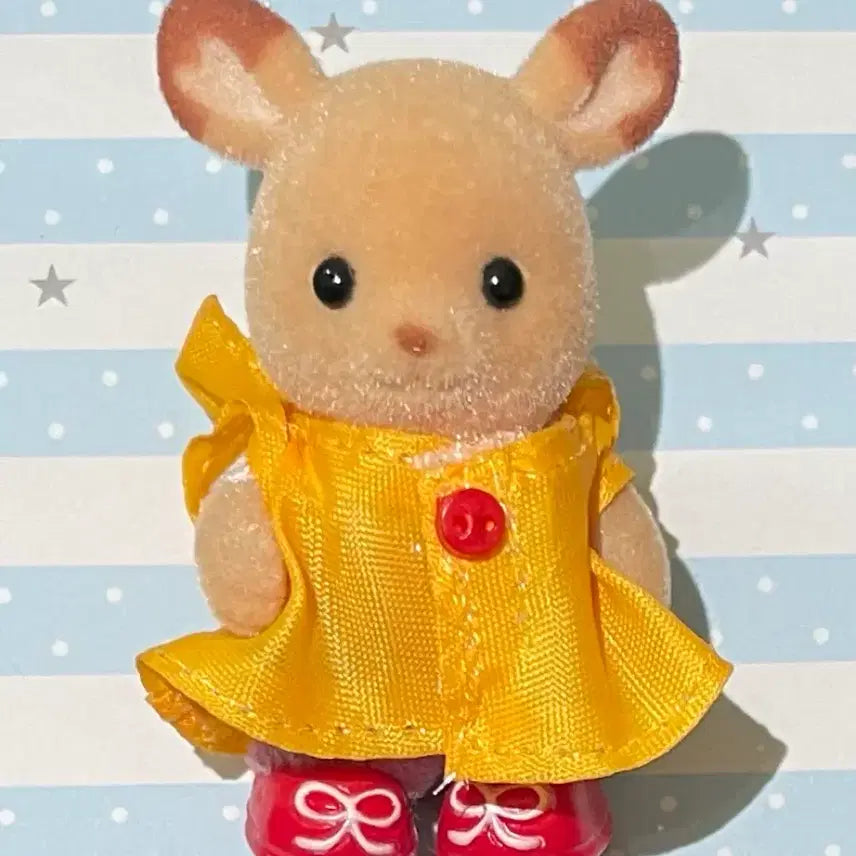 [BUNJANG] Sylvanian Families Raincoat Baby Set Deer Split Set / 실바니안 레인코트 우비 아기 세트 사슴 분철