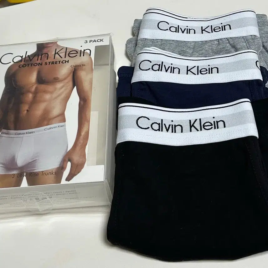 [BUNJANG] Calvin Klein Low Rise Trunk 3-Pack / 캘빈클라인 로우라이즈 트렁크 3팩  L   Xl