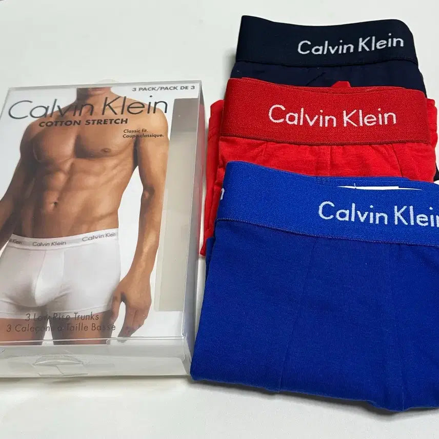 [BUNJANG] Calvin Klein Low Rise Trunk 3-Pack / 캘빈클라인 로우라이즈 트렁크 3팩  L   Xl