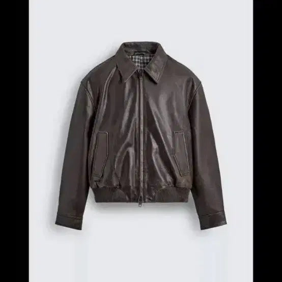 [BUNJANG] ZARA Leather Jacket (M) / 자라 소가죽 레더 자켓 m